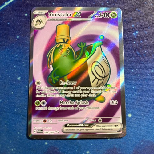 Sinistcha 189 167 full art - ex,