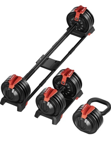 Adjustable dumbbell 24kg - dumbbell,