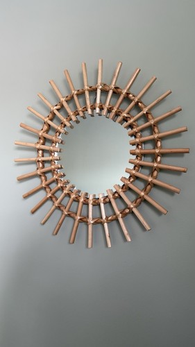Rattan frame sunburst - frame,