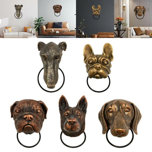 Vintage style dog head knocker - vintage,