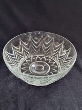 21cm pressed Glass fruit Bowl