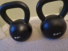 2x24kg Kettlebells