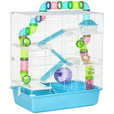 Hamster Cage w/ Wheel & Tubes