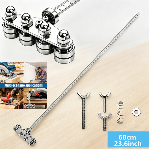 Adjustable circular saw - saw, guide