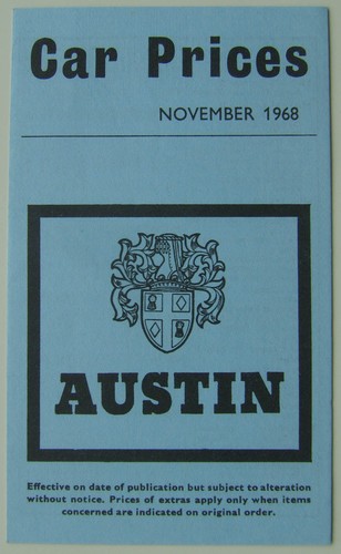 Austin mini 1100 - austin,
