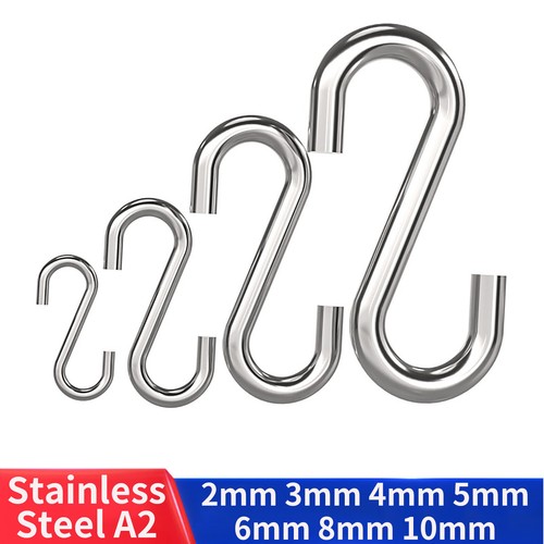 Stainless steel hooks - stainless,