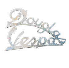 VESPA DOUGLAS  front logo badge GB GS 150 160 Emblem 50's VN alloy handmade