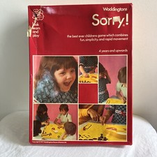 Vintage Sorry Board Game 1977