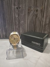 Vintage 1995 Seiko 5 7009-3110 Gold Day / Date Automatic Men's Watch