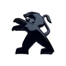 Peugeot Car Front Emblem Metal Badge for Trunk 7.8x6.3cm Decoration Sticker