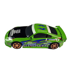 Hornby Scalextric C2671 Drift Car Nissan 350Z Green Pioneer - Tested & Working