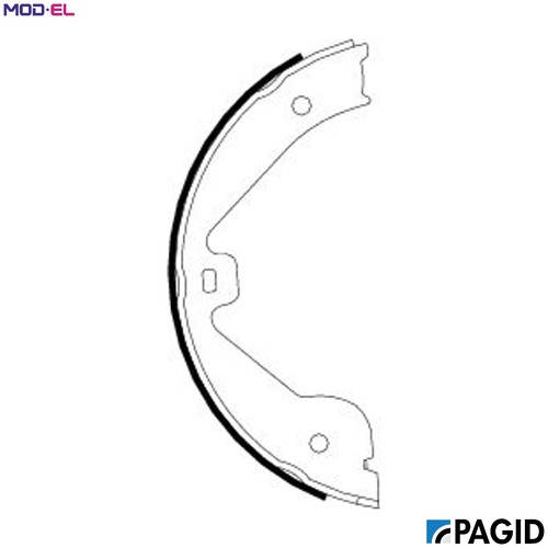 Brake shoe set parking - brake,