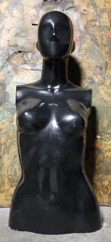Vintage black glossy - glossy, mannequin