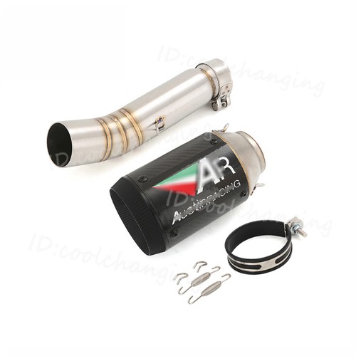 Slip exhaust mid pipe carbon - slip,