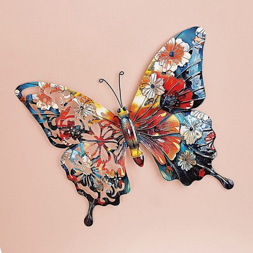 Metal wall art butterfly - metal,