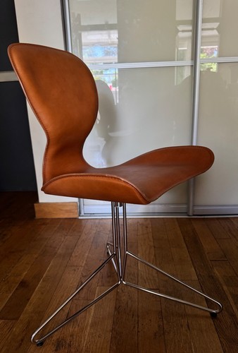 Tan handmade leather swivel - handmade,