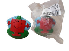 Mr Men Mr Strong Kids Childrens Cupboard Door Knob Handle  set of 2