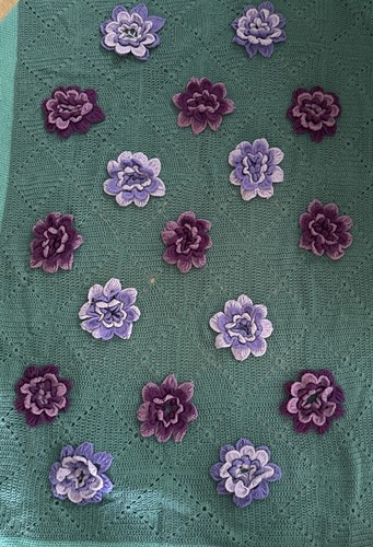 Large vintage handmade crochet