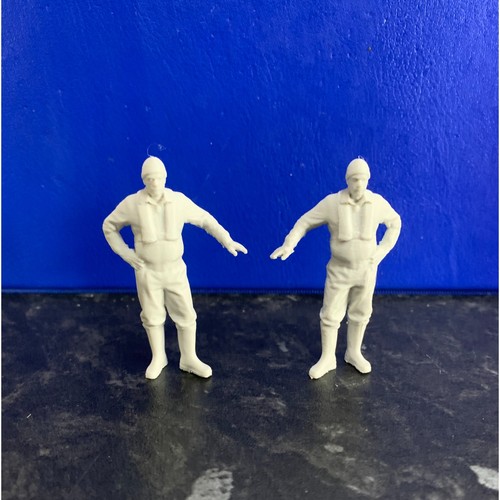 Model boat crew figure - boat,