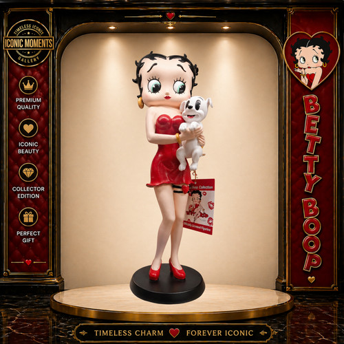 Betty boop red - dress, figurine