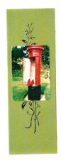Victorian Red Royal Mail Post box Bookmark London Pillar Letterbox Postcard Gift