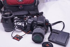 Sony Alpha A200 Camera DSLR 10.2MP with 18-70mm & 70-210mm Lenses