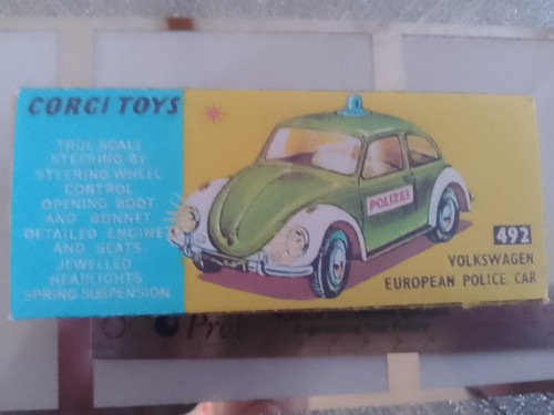 Corgi 492 european police - 492,