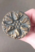 Vintage Round Brass Door Knob