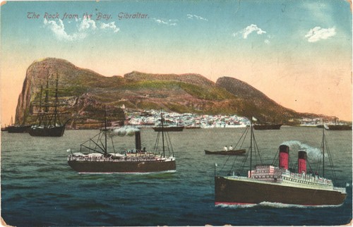 Gibraltar the rock - the, from
