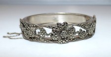 VINTAGE SOLID SILVER MARCASITE