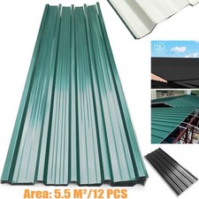 24x Corrugated Roof Sheets Profile Galvanized Metal Roofing Panels Carport Shed