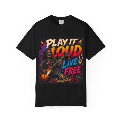Play loud live free shirt - live, t-shirt
