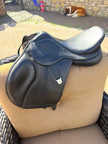 Bates black leather pony - bates,