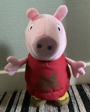 Peppa Pig Jumping In Muddy Puddles Soft Toy Jumps Talks Working Character 2003