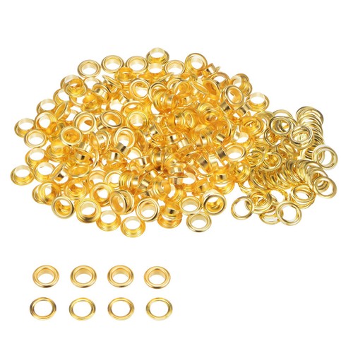 Brass eyelets with washers - eyelets,