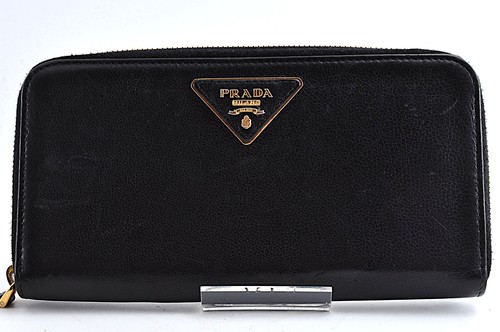 Prada logo plate - logo, zip-around