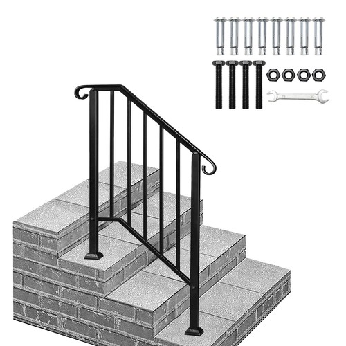 Outdoor metal handrail stair - handrail,