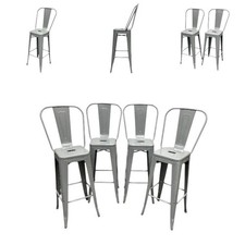 Metal Kitchen Stools, Grey Tolix Stools, Tolix Counter Stool, Bar Stools