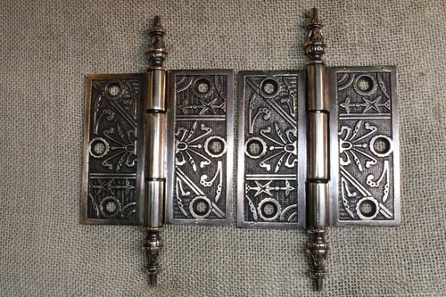 Old door hinges polished - 2,