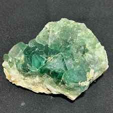 Natural green Cube Fluorite Mineral Crystal Specimen/Henan China - 2.77LB