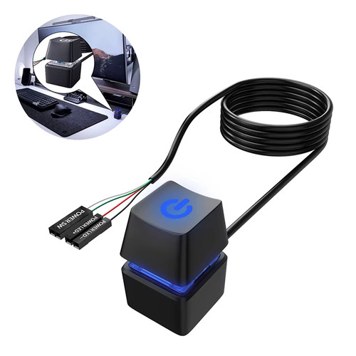 External power button with - external,