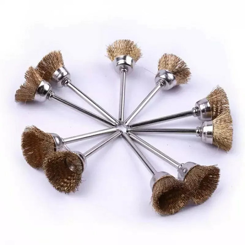 10x 16mm brass wire wheel - 10x,