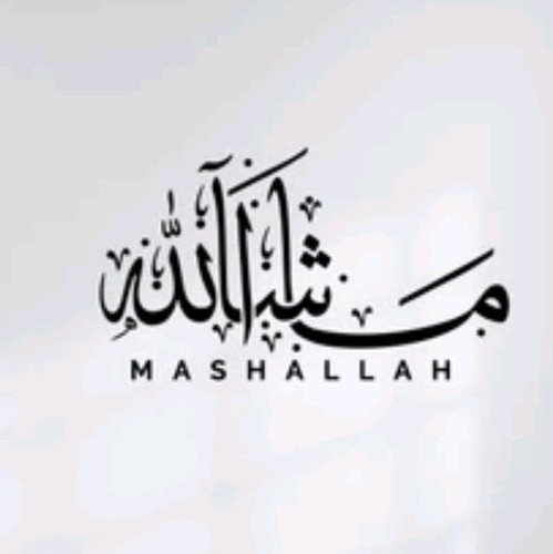 Personalized print mashallah - print,