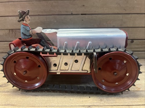 Vintage louis marx tractor toy - vintage,