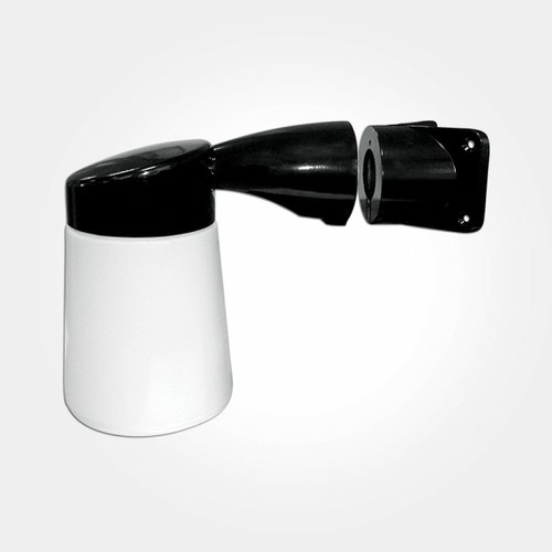 Corner mount led black - mount, well