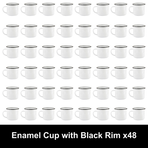 Sublimation enamel cup with - sublimation,