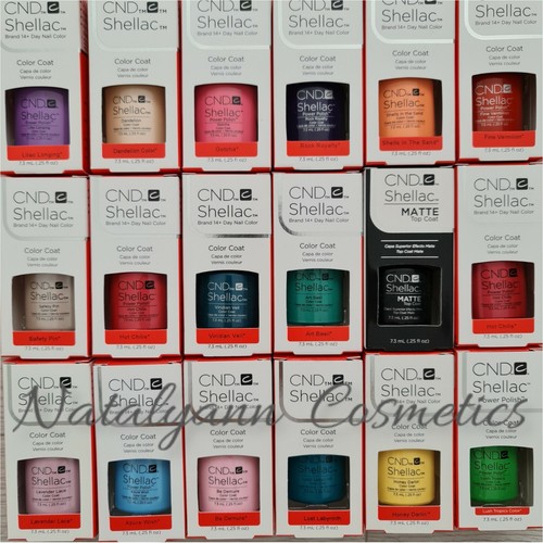 Cnd shellac gel nail polish - shellac,
