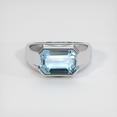 Madagascar emerald cut blue - madagascar,