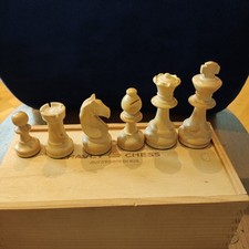 Chavet Chess Set Size 4 - Felted. Unweighted, But Pieces Very Sturdy.
