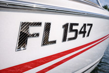 Carbon Fiber Boat Numbers and
